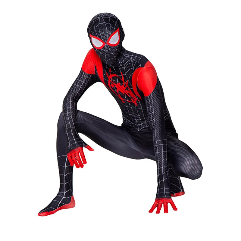 Spiderman Costume Spider Man Black Panther Iron Man Spider Gwen Cosplay Zentai Jumpsuit Bodysuit Halloween Costume Adult