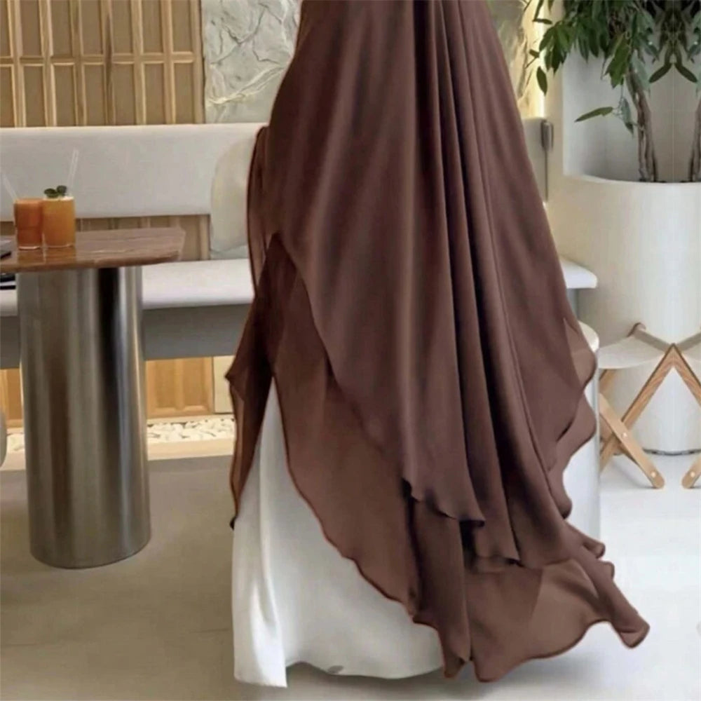 Ramadan Khimar Abaya Saudi Arabia Turkey Islam Muslim Hijab Dress Prayer Clothes Abayas For Women Kebaya Robe Femme Musulmane