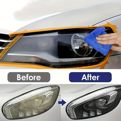 AutoMotive Chemical Doctor Headlight Repair Cream: Restores Oxidized, Yellowed, Scratched, Blurred Headlights - Enhances Crystal Plating - 150g