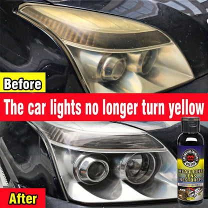 Automotive Clay-Based Headlight Restoration Kit - All-in-One Polishing Solution for Effective Scratch Removal and Clear Lens Maintenance - Car Detailing Headlight Refurbishment Set